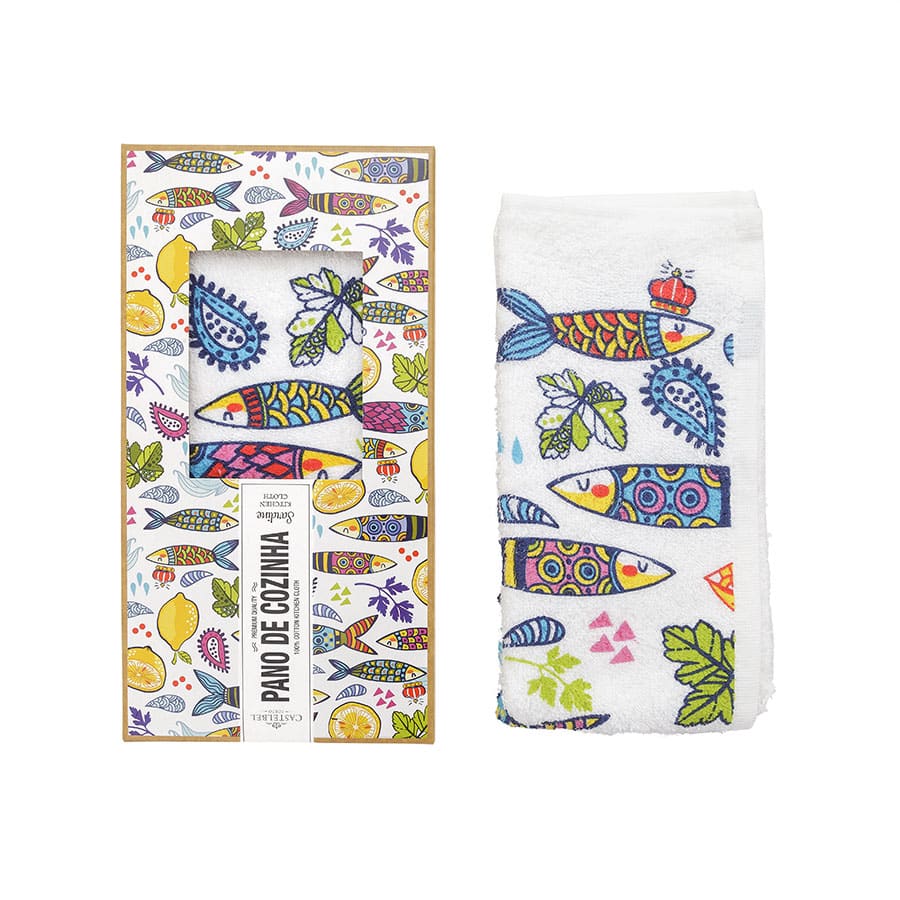Castelbel Kitchen Cloth from the Castelbel Soaps Sardine Collection