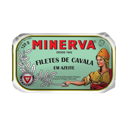 mackerel in the can - Minerva recibe of canned mackerel with Olive oil
