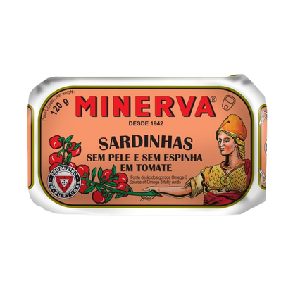 Canned Sardines with no skin or bones, by Miverva the Portuguese Cannery