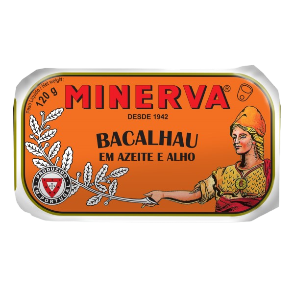 Canned Cod Fish with Olive Oil and Garlic  by Minverva the Portuguese Cannery
