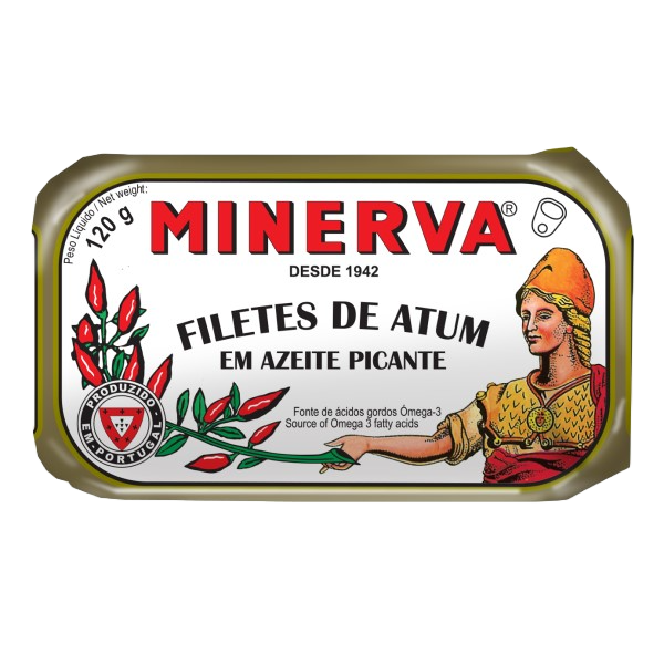 Spicy tuna fillets in a can by Minerva