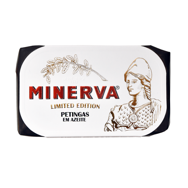 portuguese sardines canned - petinga in olive oil, minerva limited edition