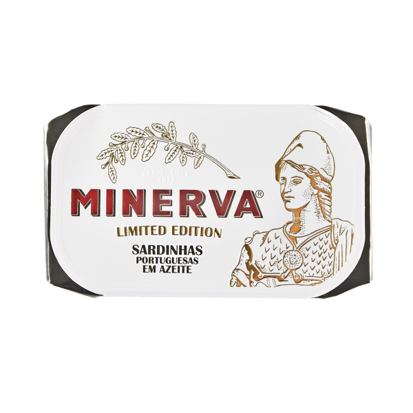 portuguese sardines canned - minerva limited edition of canned sardines in olive oil