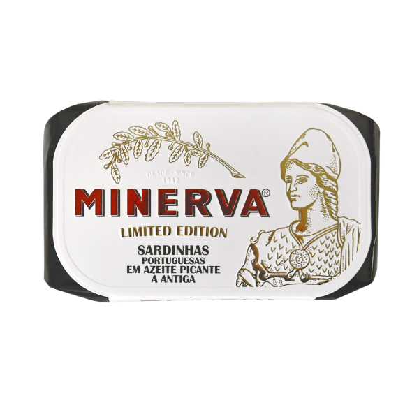 portuguese sardines canned - spicy sardines - minerva limited edition